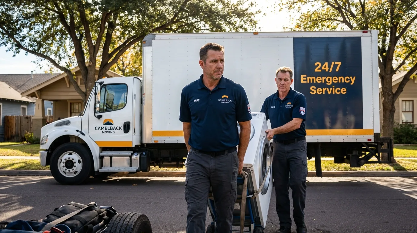 CamelBack Moving crew loading furniture in Glennville, GA
